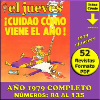 EL JUEVES – Año 1979 Completo – 52 Revistas En Formato PDF - Descarga Inmediata