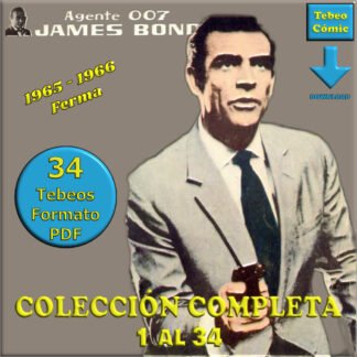 AGENTE 007 JAMES BOND – 1965 - Colección Completa – 34 Tebeos En Formato PDF - Descarga Inmediata