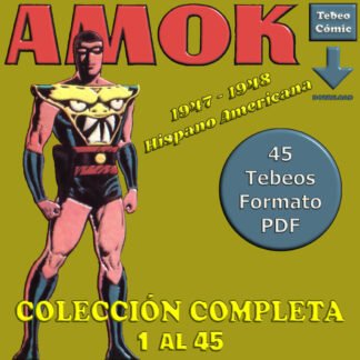 AMOK - 1947 - Colección Completa - 45 Tebeos En Formato PDF - Descarga Inmediata