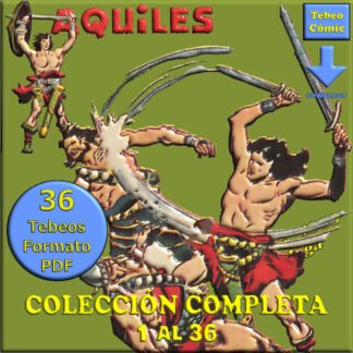 AQUILES - 1962 - Maga - Colección Completa - 36 Tebeos En Formato PDF - Descarga Inmediata