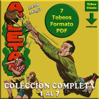 ATLETAS – 1958 - Colección Completa – 7 Tebeos En Formato PDF - Descarga Inmediata