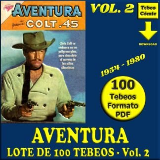 AVENTURA - Vol. 2 - 1954 - Novaro - Lote de 100 Tebeos En Formato PDF - Descarga Inmediata