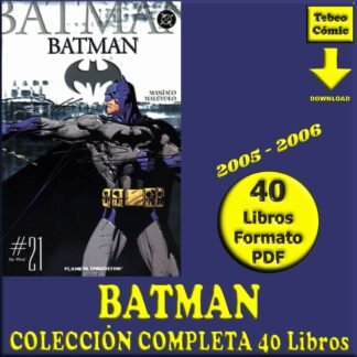 BATMAN COLECCIONABLE - 2005 - Colección Completa - 40 Libros En Formato PDF - Descarga Inmediata