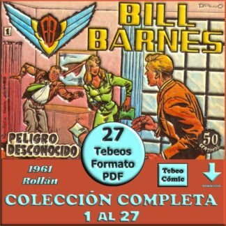 BILL BARNES – 1961 - Rollán - Colección Completa – 27 Tebeos En Formato PDF - Descarga Inmediata