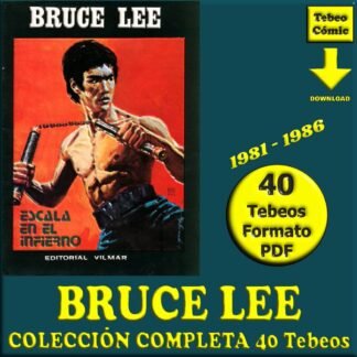BRUCE LEE – 1981 - Vilmar - Colección Completa – 40 Tebeos En Formato PDF - Descarga Inmediata
