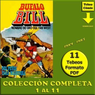 BUFALO BILL - 1975 - Colección Completa - 11 Tebeos En Formato PDF - Descarga Inmediata