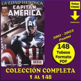 CAPITÁN AMÉRICA - Vol. 8 - 2011 - Colección Completa – 148 Tebeos En Formato PDF - Descarga Inmediata
