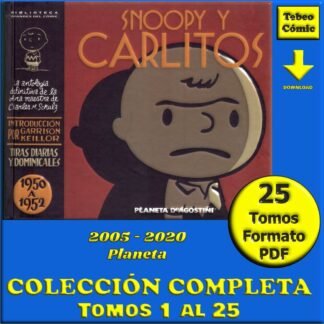 CARLITOS Y SNOOPY - Tiras Diarias y Dominicales - 2005 – Colección Completa – 25 Tomos En Formato PDF - Descarga Inmediata