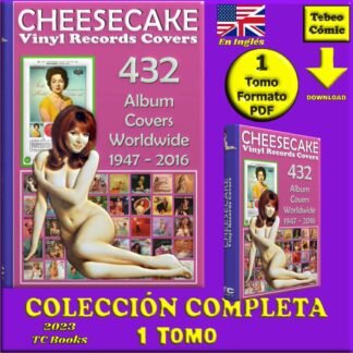 CHEESECAKE - Chicas - 432 Portadas De LP's De Todo El Mundo - 2023 - TC Books - 1 Tomo En Formato PDF - Descarga Inmediata