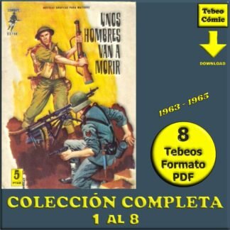COMBATE EXTRA – 1963 - Colección Completa – 8 Tebeos En Formato PDF - Descarga Inmediata