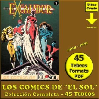 LOS COMICS DE "EL SOL" – 1990 - Colección Completa – 45 Tebeos En Formato PDF - Descarga Inmediata