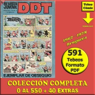 DDT - 3ª Época – 1967 - Colección Completa – 591 Tebeos En Formato PDF - Descarga Inmediata