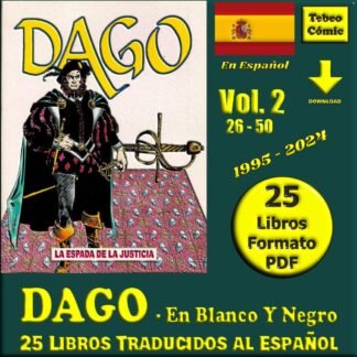DAGO - De Robin Wood - Vol. 2 - En Blanco Y Negro - En Español – 1995 - Colección De 25 Libros En Formato PDF - Descarga Inmediata