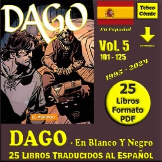 DAGO - De Robin Wood - Vol. 5 - En Blanco Y Negro - En Español – 1995 - Colección De 25 Libros En Formato PDF - Descarga Inmediata