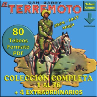 DAN BARRY EL TERREMOTO - 1954 - Colección Completa - 80 Tebeos En Formato PDF - Descarga Inmediata
