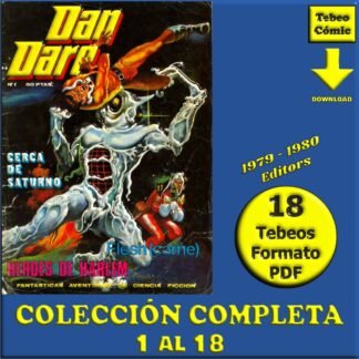 DAN DARE - 1979 - Editors - Colección Completa – 18 Tebeos En Formato PDF - Descarga Inmediata