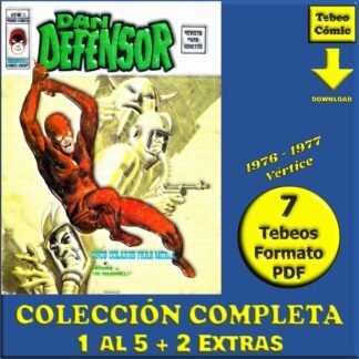 DAN DEFENSOR (Daredevil) - 1976 - Vol. 2 - Vértice – Colección Completa – 7 Tebeos En Formato PDF - Descarga Inmediata