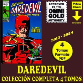 DAREDEVIL - 2013 - OMNIGOLD – Colección Completa – 4 Tomos En Formato PDF - Descarga Inmediata