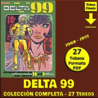 DELTA 99 - 1968 – Colección Completa – 28 Tebeos En Formato PDF - Descarga Inmediata
