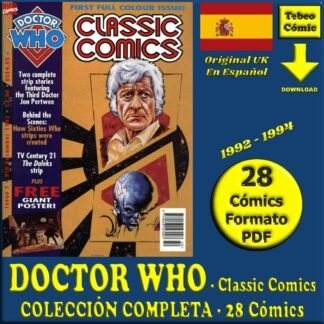 DOCTOR WHO Classic Comics - UK Original - En Español - 1992 - Colección Completa - 28 Cómics En Formato PDF - Descarga Inmediata