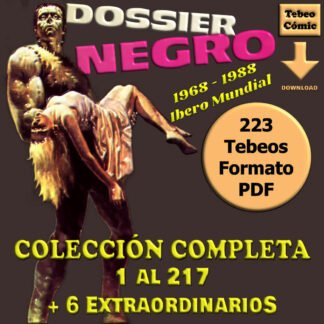 DOSSIER NEGRO – 1968 - Colección Completa – 223 Tebeos En Formato PDF - Descarga Inmediata