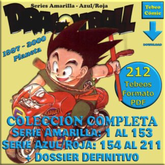 DRAGON BALL – Series Amarilla - Azul/Roja - 1997 - Colección Completa – 212 Tebeos En Formato PDF - Descarga Inmediata