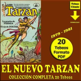 EL NUEVO TARZAN - 1979 – Colección Completa – 20 Tebeos En Formato PDF - Descarga Inmediata
