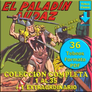 EL PALADÍN AUDAZ - 1957 - Colección Completa - 36 Tebeos En Formato PDF - Descarga Inmediata