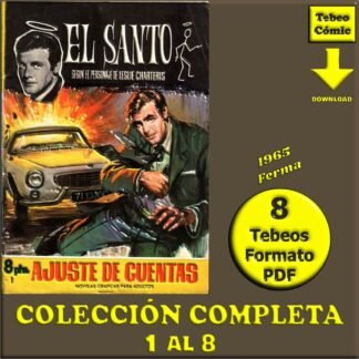 EL SANTO - 1965 - Ferma – Colección Completa – 8 Tebeos En Formato PDF - Descarga Inmediata