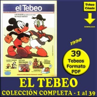 EL TEBEO - El Periódico – 1990 - Colección Completa – 39 Tebeos En Formato PDF - Descarga Inmediata