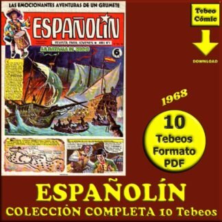 ESPAÑOLÍN – 1968 – Colección Completa – 10 Tebeos En Formato PDF - Descarga Inmediata