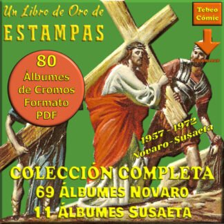 UN LIBRO DE ORO DE ESTAMPAS – 1957 - Colección Completa – 80 Álbumes De Cromos En Formato PDF – Descarga Inmediata