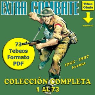 EXTRA COMBATE – 1965 - Colección Completa – 73 Tebeos En Formato PDF - Descarga Inmediata