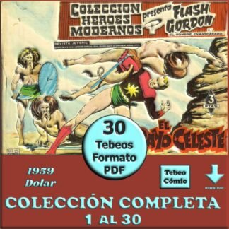FLASH GORDON – Héroes Modernos Serie 0 - 1959 – Colección Completa – 30 Tebeos En Formato PDF - Descarga Inmediata