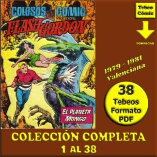 FLASH GORDON - 1979 - Colosos Del Cómic - Colección Completa – 38 Tebeos En Formato PDF - Descarga Inmediata
