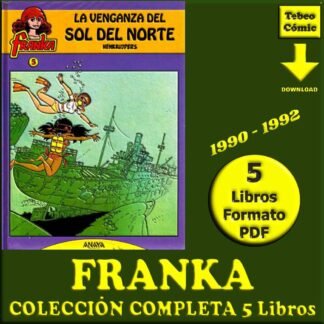 FRANKA - 1990 - Colección Completa - 5 Libros En Formato PDF - Descarga Inmediata