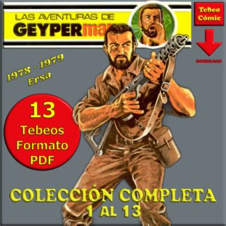 LAS AVENTURAS DE GEYPERMAN – 1978 - Colección Completa – 13 Tebeos En Formato PDF - Descarga Inmediata