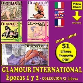 GLAMOUR INTERNATIONAL - 1980 - En Italiano, Inglés Y Francés – Colección Completa – 51 Libros En Formato PDF - Descarga Inmediata