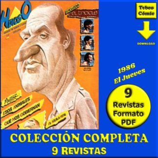 H-DIOS-O – 1996 - El Jueves - Colección Completa – 9 Revistas En Formato PDF - Descarga Inmediata