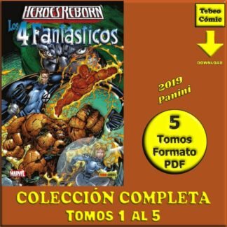 HÉROES REBORN – 2019 – Colección Completa – 5 Tomos En Formato PDF – Descarga Inmediata
