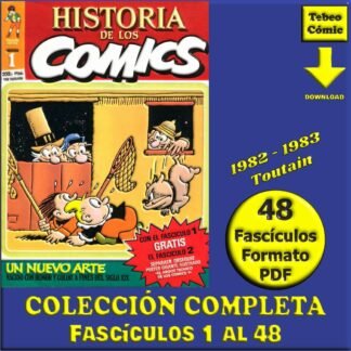 HISTORIA DE LOS COMICS - 1982 – Colección Completa – 48 Fascículos En Formato PDF - Descarga Inmediata