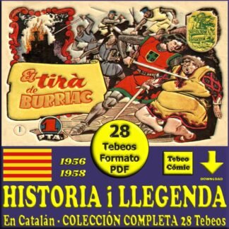 HISTORIA i LLEGENDA - En Catalán - 1956 – Colección Completa – 28 Tebeos En Formato PDF - Descarga Inmediata
