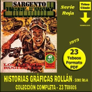 HISTORIAS GRÁFICAS ROLLÁN - Serie Roja - 1973 – Colección Completa – 23 Tebeos En Formato PDF - Descarga Inmediata