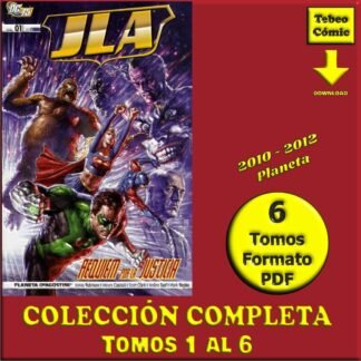 JLA - Justice League Of America - 2010 - Colección Completa – 6 Tomos En Formato PDF - Descarga Inmediata