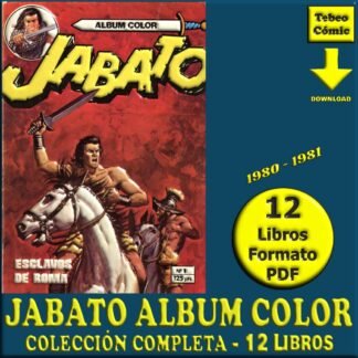 JABATO ALBUM COLOR – 1980 - Colección De 12 Libros En Formato PDF - Descarga Inmediata
