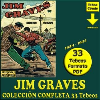 JIM GRAVES - 1954 - Toray – Colección Completa – 33 Tebeos En Formato PDF - Descarga Inmediata