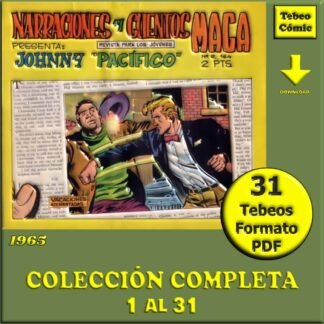 JOHNNY PACIFICO – 1965 - Colección Completa – 31 Tebeos En Formato PDF - Descarga Inmediata