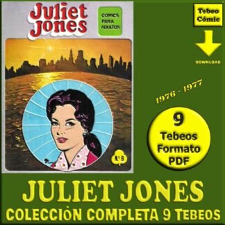 JULIET JONES – 1976 - Colección Completa – 9 Tebeos En Formato PDF - Descarga Inmediata