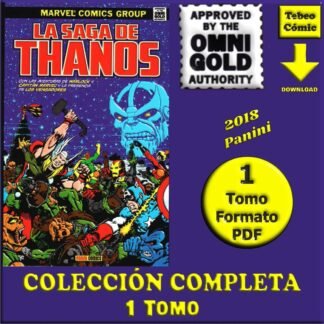 LA SAGA DE THANOS - Omnigold - 2018 – 1 Tomo En Formato PDF - Descarga Inmediata