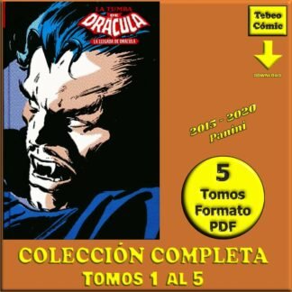 LA TUMBA DE DRÁCULA - 2015 - Marvel Limited Edition – Colección Completa - 5 Tomos En Formato PDF - Descarga Inmediata